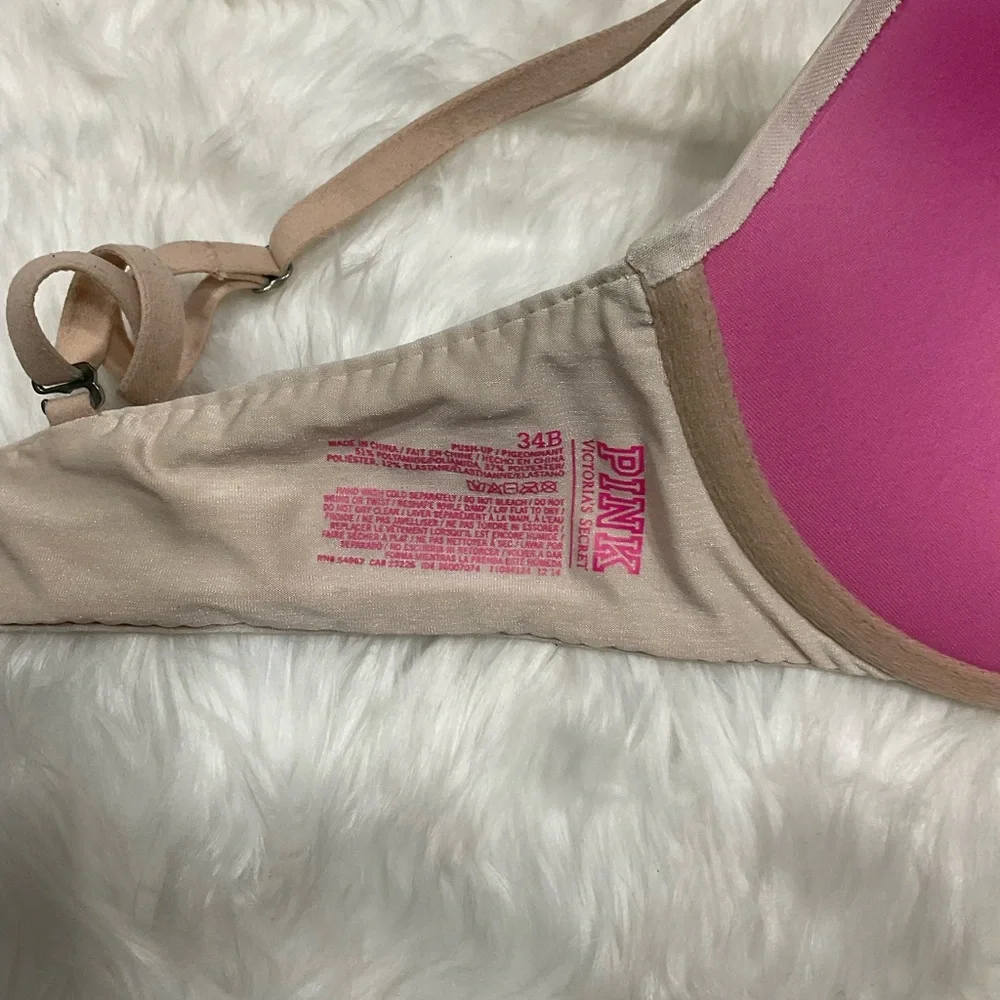 2000s PINK Victoria's Secret Red Floral Lace Bra Set - Picture 9 of 10